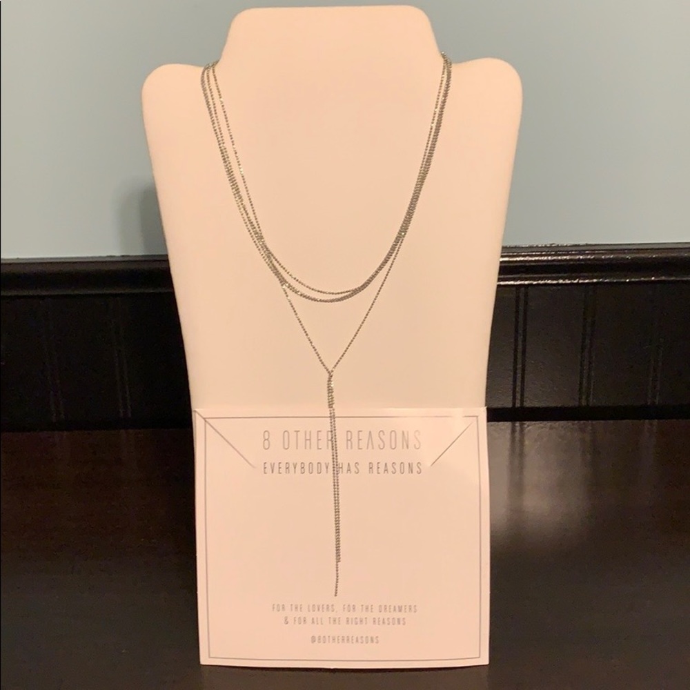 8 Other Reasons Nine Lives Choker in Silver